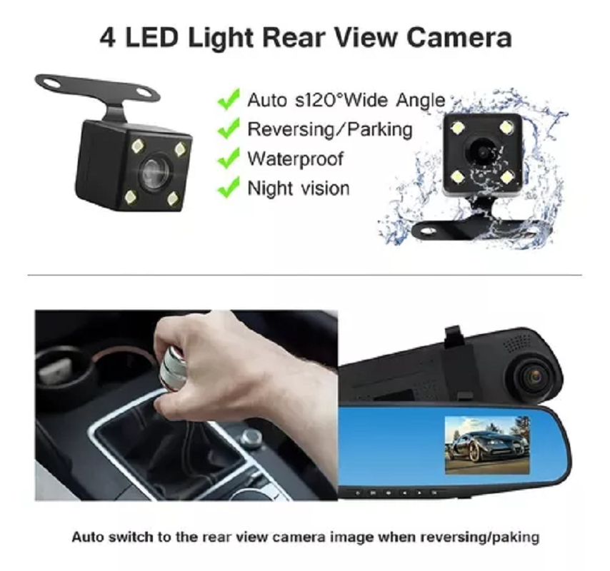 Miniatura 3 de Espejo Retrovisor Camara Dvr Hd